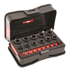 Garnitura kovanih nasadnih ključeva i bitova za zalomljene matice vijke 8-19 mm 22/1 458 S20 USAG